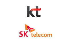KT와 SK텔레콤의 로고 (이미지=각사 홈페이지) 