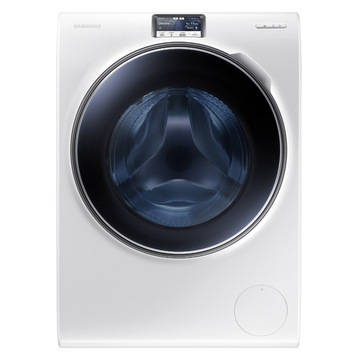 세탁물 투입구를 넓히고 도어가 170도까지 열리는 WW9000 세탁기(사진=삼성전자) 