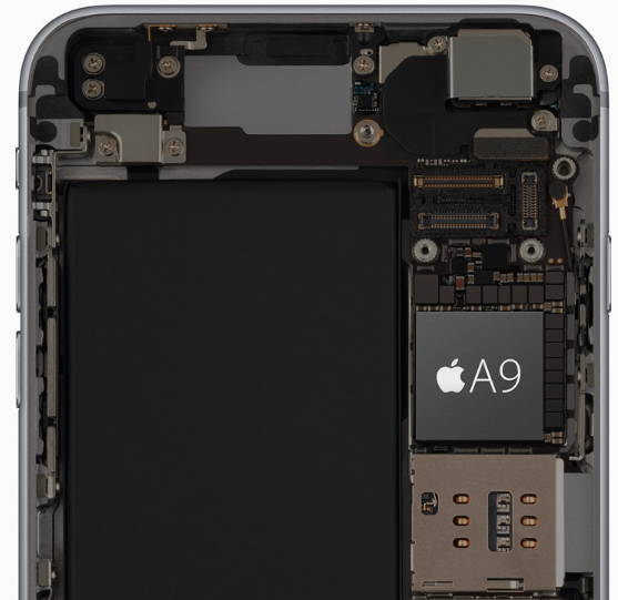 애플 아이폰 6s의 A9X AP (사진=애플) 