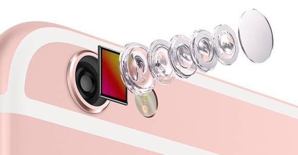 애플 아이폰 6s 카메라 모듈 분해도 (사진=애플) 