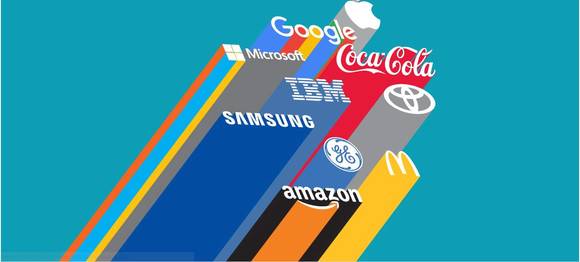 글로벌 톱 10 브랜드들(사진=인터브랜드) 