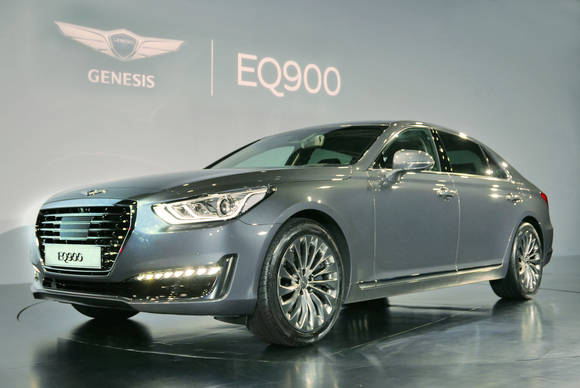 제네시스 EQ900은 12월 9일 공식 출시됐다. (사진=현대차) 