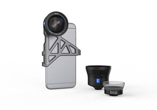 자이스 광학계를 탑재한 '애플 아이폰 전용 엑소 렌즈' (사진=엑소 렌즈) 