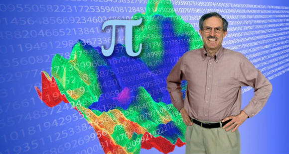 원주율 파이(π): 호주의 과학자들은 파이 제곱의 값을 무려 60조 자리까지 계산하였다. 사진의 인물은 이 계산에 활용된 공식을 발견한 Bailey 박사 (출처: 미 버클리 국립연구소) 