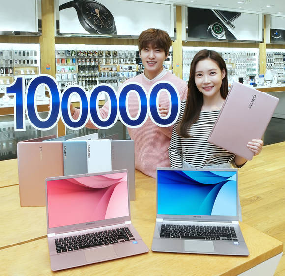 삼성전자 2016년형 ‘노트북 9’ 시리즈가 출시 2개월 만에 판매량 10만대를 돌파했다. (사진=삼성전자) 