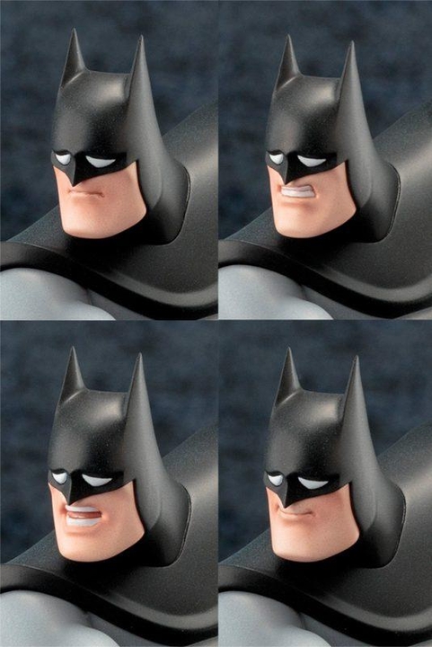 1/10스케일 ARTFX+ ‘배트맨 애니메이티드' 피규어, 애니메이션 특유의 배트맨 표정을 재현할 수 있다. / 코토부키야 제공