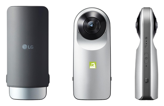 듀얼 카메라 방식 360도 촬영 카메라, LG전자 360캠 / LG전자 제공