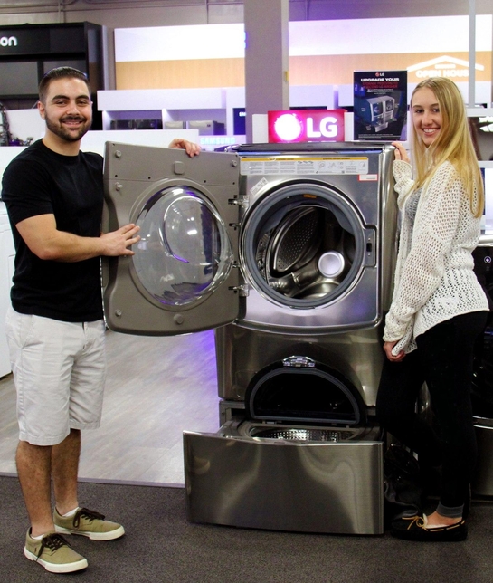 미국 드럼 세탁기 시장을 이끌고 있는 LG 트윈워시 세탁기. / LG전자 제공