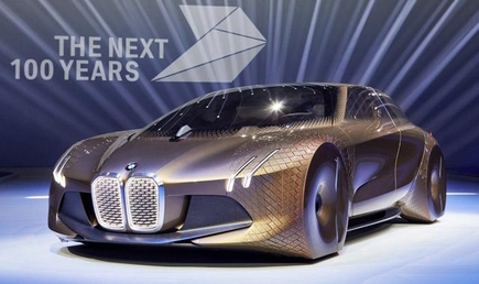 BMW가 공개한 자율주행 전기차 i넥스트 콘셉트카. / BMW그룹 제공