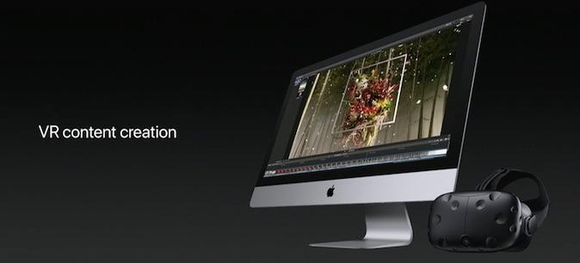 애플의 새 그래픽API ‘메탈2’로 맥 컴퓨터로 VR게임을 개발할 수 있는 길이 열렸다. / 애플 캡처