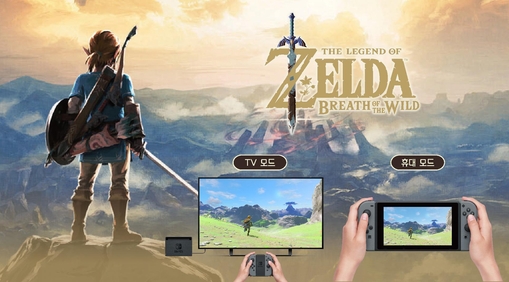 닌텐도 스위치(Nintendo Switch) 게임 소프트웨어 ‘젤다의 전설 브레스 오브 더 와일드’ 게임 포스터. / 한국닌텐도 제공