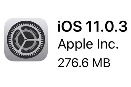 애플은 iOS 11.0.3 업데이트 버전을 발표했다. / 맥월드 갈무리