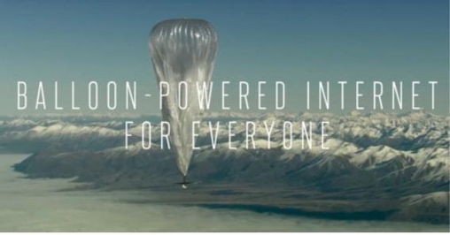 구글 모회사 알파벳이 인터넷 소외 지역에 통신망을 보급하는 ‘프로젝트 룬’을 위한 헬륨 풍선이 날고 있는 모습. / 프로젝트 룬 홈페이지 갈무리