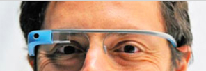 세르게이 브린 구글 공동창업자가 디지털 안경 ‘구글 글래스'를 착용하고 있는 모습. / 조선DB