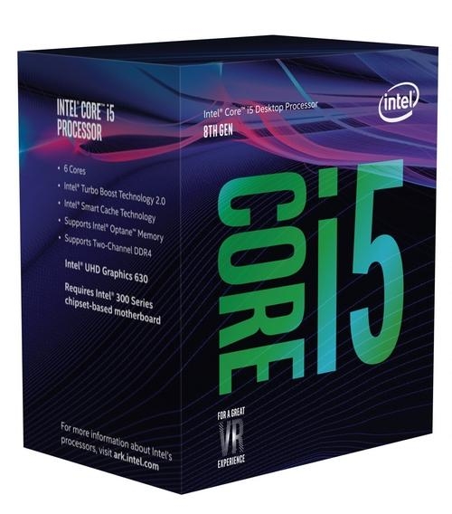 8세대 코어 i7-8700K가 ‘최고 성능’이라면 8세대 ‘코어 i5-8400’은 ‘최고 가성비’ 게이밍 CPU로 꼽힌다. / 인텔 제공