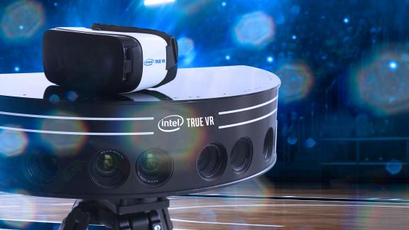 인텔의 트루 VR 전용 카메라(사진 아래). / 인텔 제공