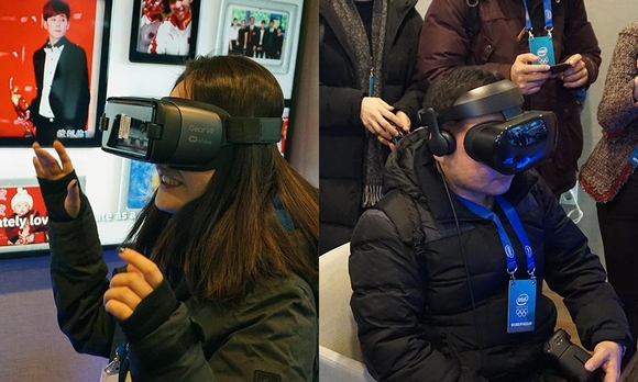 이번 평창 동계올림픽은 안방에서도 VR 생중계를 통해 현장 못지 않은 현실감과 몰입감으로 주요 경기 시청이 가능하다. / 최용석 기자
