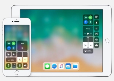 애플 iOS로 작동하는 아이폰과 아이패드. / 애플 홈페이지 갈무리