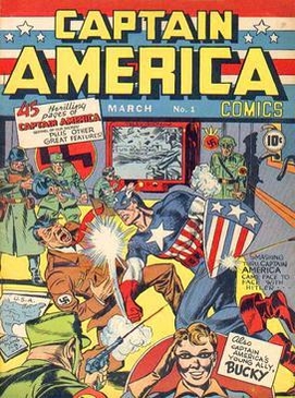 1941년 출간된 ‘캡틴 아메리카’. / 위키피디아 제공