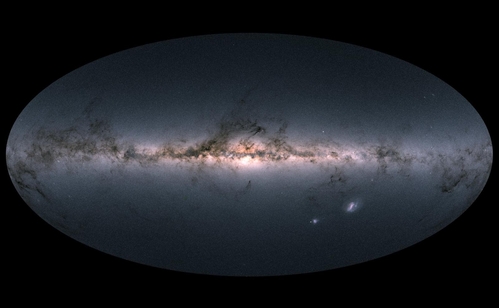 ESA 가이아가 포착한 우리 은하계. / ESA 홈페이지 갈무리