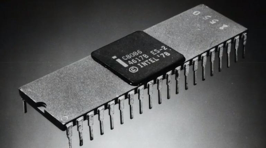 x86 아키텍처의 시작인 인텔 8086 프로세서. / 인텔 공식 영상 갈무리