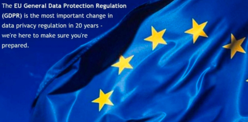 5월 25일부터 시행된 유럽연합(EU)의 개인정보보호법(GDPR) 설명 이미지. / EU GDPR 홈페이지 갈무리