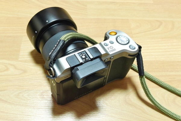 핫셀블라드 X1D에 XCD 45㎜ F3.5 렌즈를 마운트한 모습. / 차주경 기자