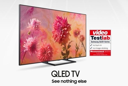 삼성 QLED TV와 번인·잔상 프리 인증 마크. / 삼성전자 제공