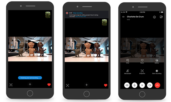  스카이프 인사이더를 이용하면 iOS에서도 통화 중 녹음이 가능하다. / 마이크로소프트 블로그 갈무리.