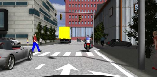 현대모비스가 3D 게임영상을 활용한 자율주행차 모의시험 기술을 개발한다. / 현대모비스 제공
