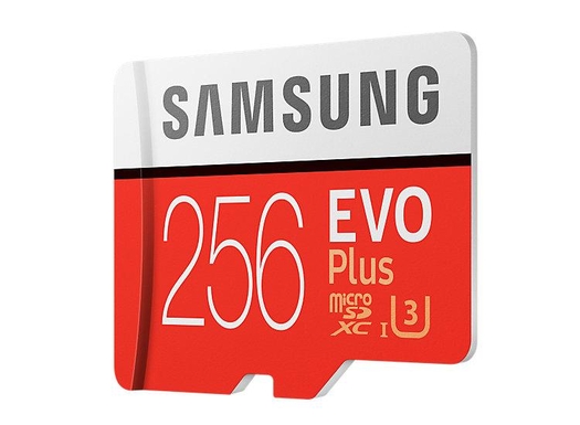 고성능·고용량 마이크로SD카드는 울트라북같은 노트북의 용량 확장에 안성맞춤이다. 삼성전자의 ‘EVO Plus 256GB’ 제품. / 삼성전자 제공