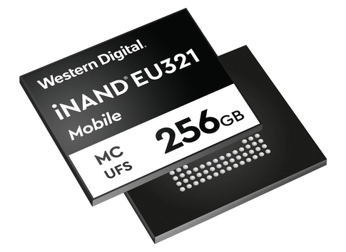 웨스턴디지털의 차세대 모바일 플래시 스토리지 ‘iNAND MC EU321’ EFD. / 웨스턴디지털 제공