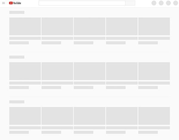 유튜브 접속 오류 화면, 17일 오전 유튜브는 1시간반 동안 서버 접속 오류 현상이 지속됐다. / 유튜브 갈무리