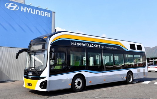 현대차가 울산 노선버스에 수소전기버스를 투입한다. / 현대차 제공