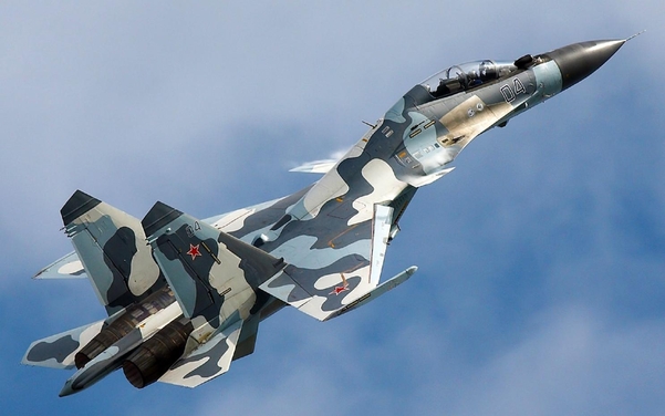 러시아 공군의 Su-30. Su-30은 세계 각국에 수출 기체로서도 성공을 거두고 있다. / 내셔널 인터레스트 갈무리
