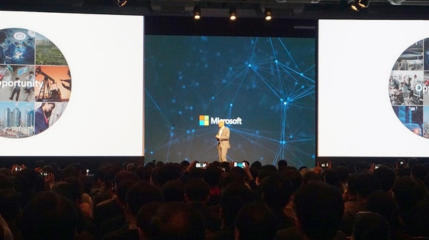한국마이크로소프트가 7일 ‘퓨처 나우’ 콘퍼런스를 개최하고 AI 기술에 대한 자사의 비전을 공유했다. / 최용석 기자