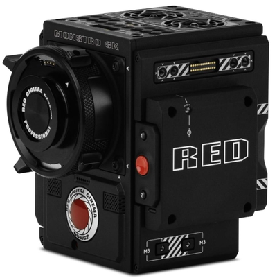8K 시네마 카메라 레드 몬스트로 8K. 부피가 크고 비싸다. / 레드 홈페이지 갈무리