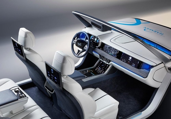 하만의 커넥티드 카 기술이 접목된 미래 자동차의 콘셉트 이미지. / 하만 인터내셔널 제공