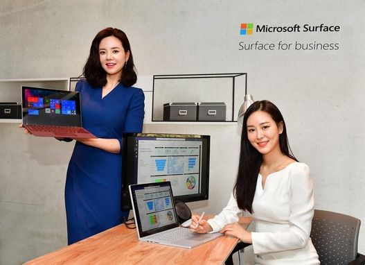 마이크로소프트가 서피스 신제품 2종의 국내 출시를 앞두고 제품 공개 행사를 10일 진행했다. / 한국MS 제공