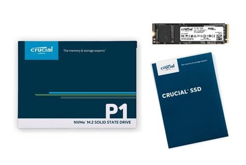 마이크론 크루셜 P1 시리즈 SSD의 구성품. / 아스크텍 제공