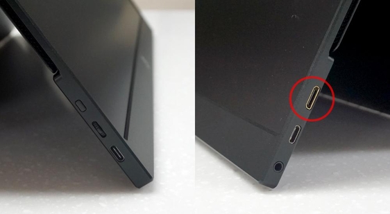 캐리뷰 V15FP의 좌우 입출력 구성. 비슷한 다른 제품서 보기 드문 HDMI 입력(오른쪽)이 돋보인다. / 최용석 기자