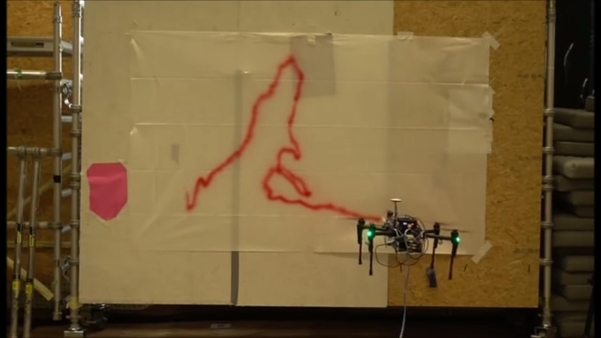 PaintCopter: An Autonomous UAV for Spray Painting on 3D Surfaces. / 유튜브 갈무리