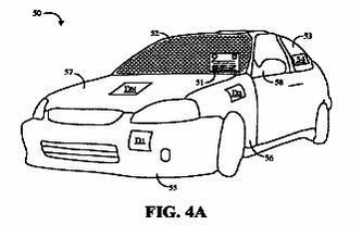 2016년 출원된 뒤 2018년 3월 공개된 인텔의 ‘투명 디스플레이 차량’ 특허. / 윈텔립스·미 특허청(USPTO) 제공