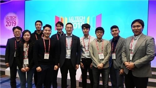 미국 LG 테크 콘퍼런스에 참가한 구광모 LG그룹 회장. / LG그룹 제공