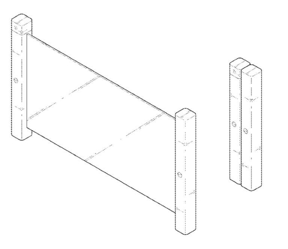 LG전자가 미국 특허청 특허를 취득한 두루마리 형태의 스마트폰 디자인 도면 일부. / 미특허청 갈무리