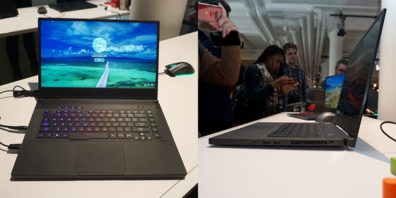 초슬림 고성능 게이밍 노트북 ‘ROG 제피러스 S GX502’ 제품. / 최용석 기자=뉴욕 맨하탄