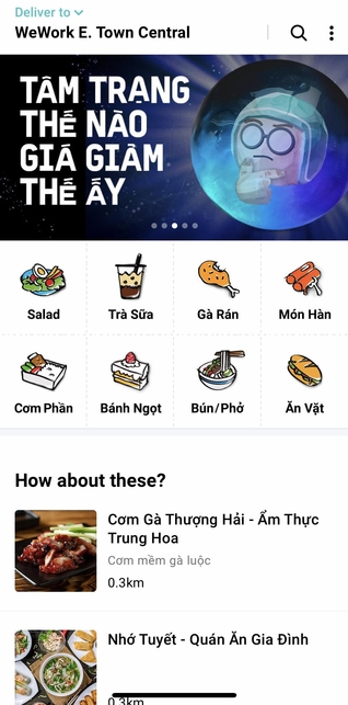 베트남에서 출시 예정인 배달의민족 앱 화면./ 우아한형제들 제공