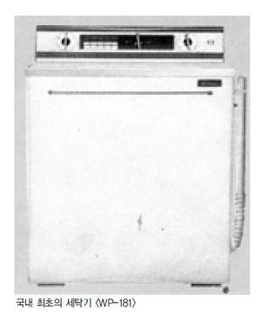 1969년 국내 최초 세탁기 ‘백조' / 자료 LG전자