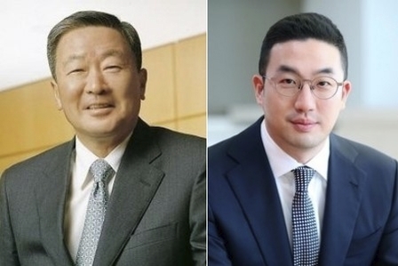 LG그룹 고 구본무 전임 회장(왼쪽)과 구광모 현 회장./ 자료 LG그룹
