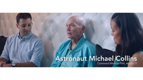 50년 전, 당시 아폴로 11호 사령선을 조종했던 마이클 콜린스 우주비행사./구글 제공